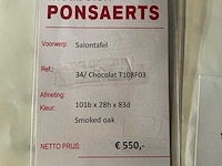 Natuzzi chocolat salontafel - afbeelding 8 van  8
