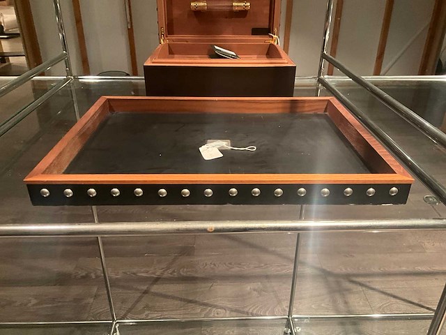 Natuzzi dienblad en humidoir (2x) - afbeelding 5 van  11