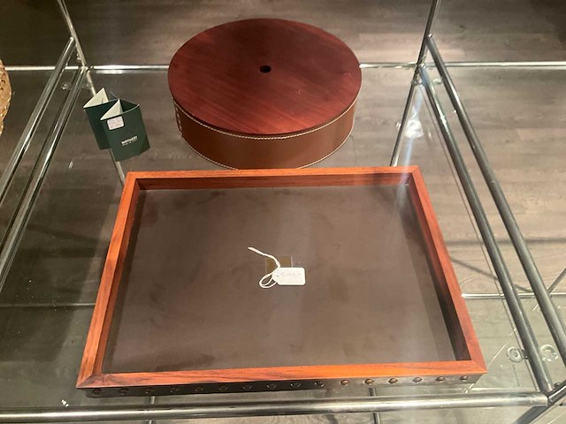 Natuzzi dienblad en opbergbox (2x) - afbeelding 2 van  9