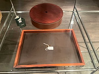 Natuzzi dienblad en opbergbox (2x) - afbeelding 2 van  9