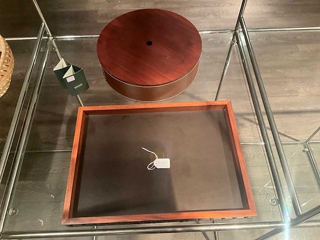 Natuzzi dienblad en opbergbox (2x) - afbeelding 3 van  9