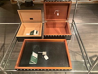 Natuzzi dienblad en opbergboxen (3x) - afbeelding 8 van  14