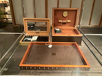 Natuzzi dienblad, sigarendoos en humidoir (3x) - afbeelding 1 van  16