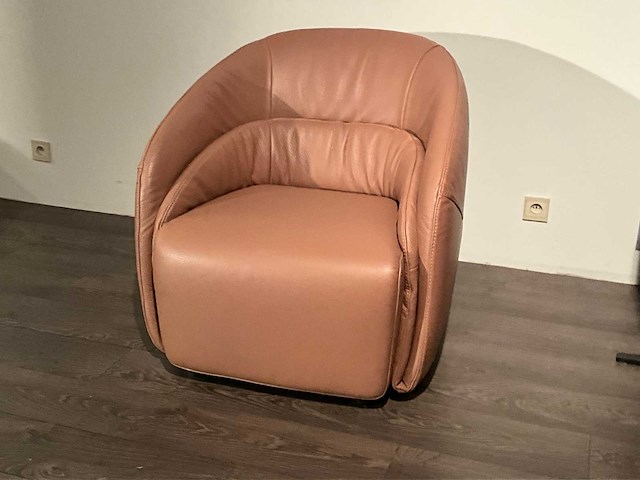 Natuzzi editons botao lederen fauteuil - afbeelding 2 van  9