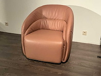 Natuzzi editons botao lederen fauteuil - afbeelding 2 van  9