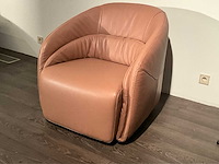 Natuzzi editons botao lederen fauteuil - afbeelding 4 van  9
