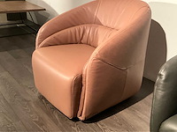 Natuzzi editons botao lederen fauteuil - afbeelding 6 van  9