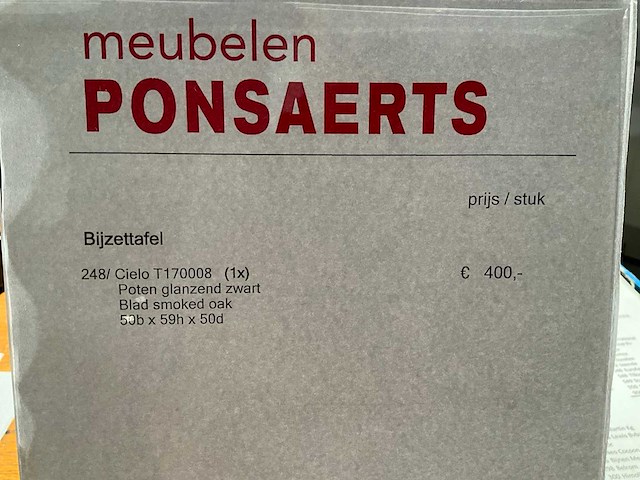 Natuzzi editons cielo overschuiftafel - afbeelding 3 van  11