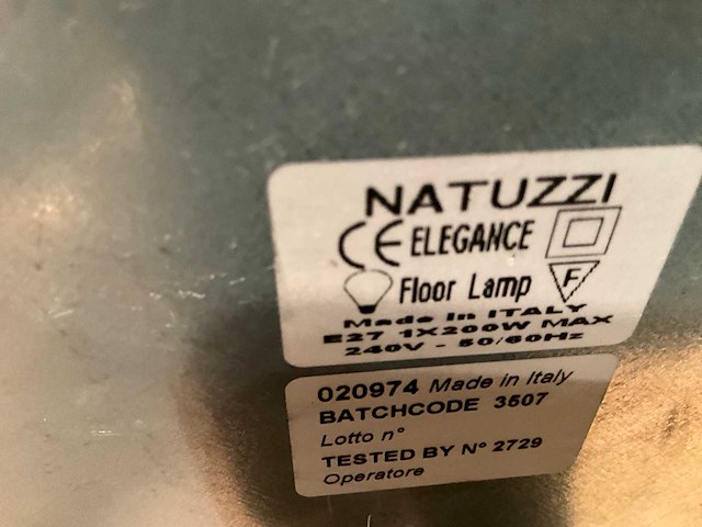 Natuzzi elegance vloerlamp - afbeelding 6 van  6