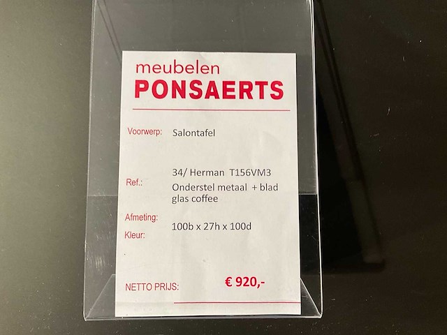 Natuzzi herman salontafel - afbeelding 4 van  12