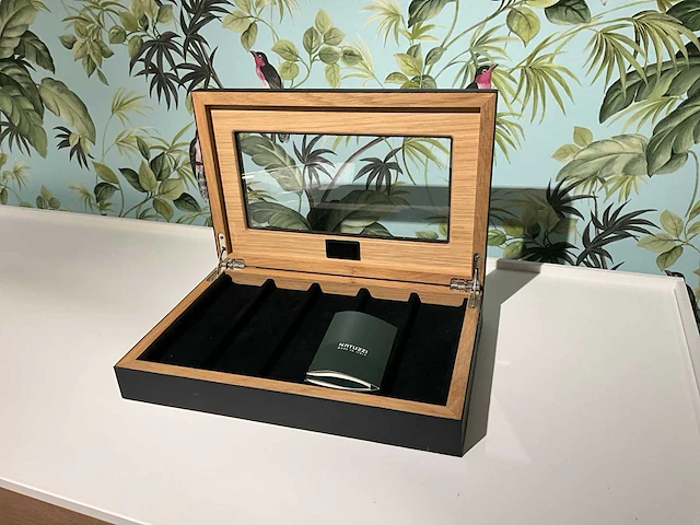Natuzzi lederen opbergbox - afbeelding 4 van  4