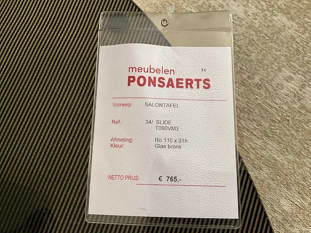 Natuzzi slide salontafel - afbeelding 5 van  13