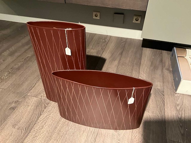 Natuzzi vaas (2x) - afbeelding 4 van  5