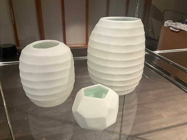 Natuzzi vazen (3x) - afbeelding 1 van  8
