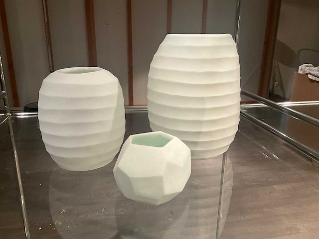 Natuzzi vazen (3x) - afbeelding 2 van  8