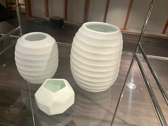Natuzzi vazen (3x) - afbeelding 4 van  8