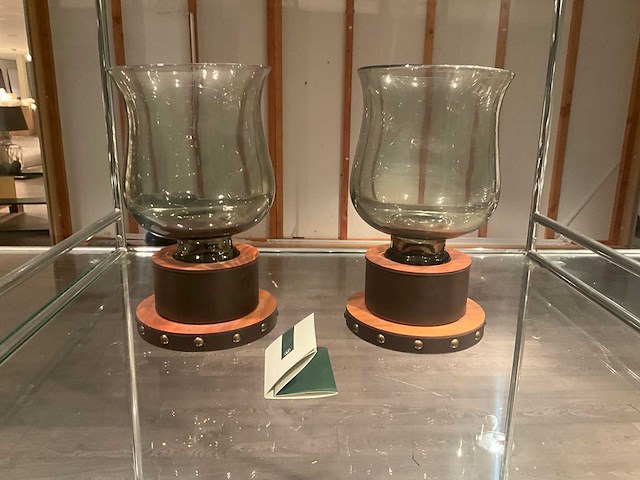 Natuzzi windlicht (2x) - afbeelding 6 van  11