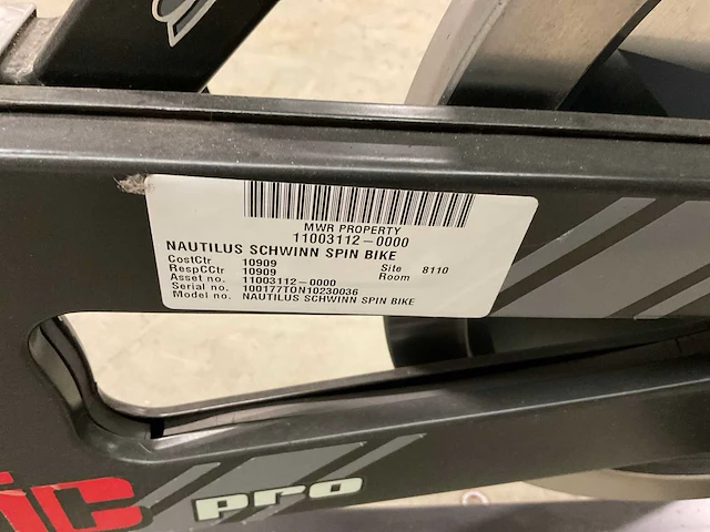 Nautilus schwinn icpro spinningbike - afbeelding 6 van  6