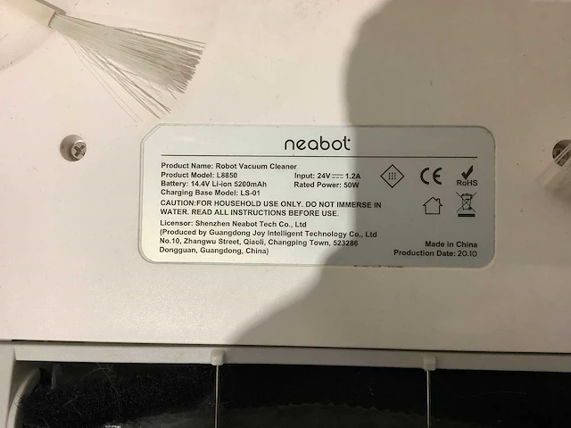 Neabot nomo l8850 robotstofzuiger - afbeelding 7 van  7