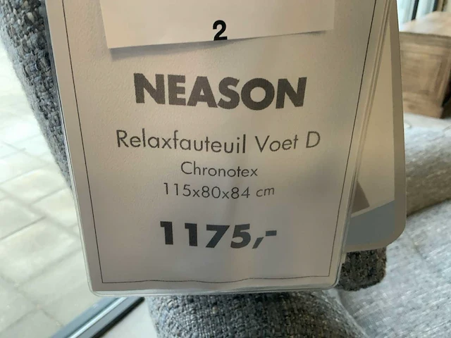 Neason chronotex relaxstoel - afbeelding 4 van  8