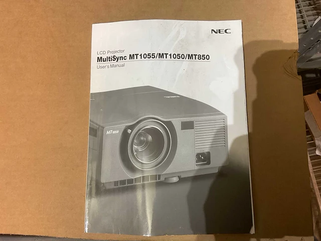 Nec mt850 projector - afbeelding 5 van  6