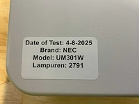 Nec um301w beamer (2x) - afbeelding 5 van  6