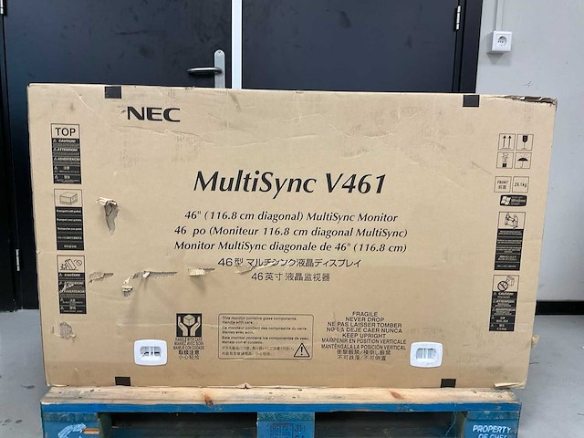 Nec (v461) 46”, 1920x1080 (fhd) lcd monitor (new) - afbeelding 6 van  6
