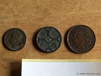 Nederlandse munten 3stuks oa 10cent 1937 - afbeelding 2 van  2