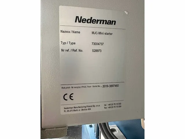 Nederman - mjc mini 40/66/3-2 - filterafzuiginstallatie - 2019 - afbeelding 4 van  7
