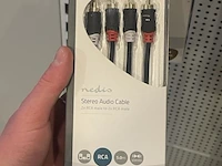 Nedis audiokabel type cagp25000bk30 - 2 stuks - afbeelding 3 van  4