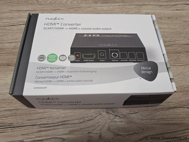 Nedis hdmi-converter type vcon3452at - afbeelding 1 van  4