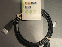 Nedis hdmi-kabel high speed 4k ultra hd type cvgl34002bk20 - 2mtr - afbeelding 1 van  3