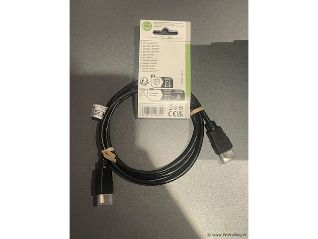 Nedis hdmi-kabel high speed 4k ultra hd type cvgl34002bk20 - 2mtr - afbeelding 2 van  3