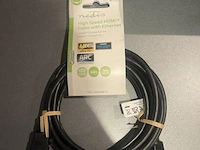 Nedis hdmi-kabel high speed 4k ultra hd type cvgl34002bk50 - 3mtr - afbeelding 1 van  3