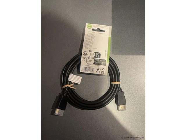 Nedis hdmi-kabel high speed 4k ultra hd type cvgl34002bk50 - 3mtr - afbeelding 2 van  3
