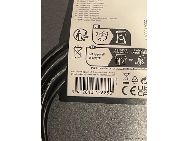 Nedis hdmi-kabel high speed 4k ultra hd type cvgl34002bk50 - 3mtr - afbeelding 3 van  3