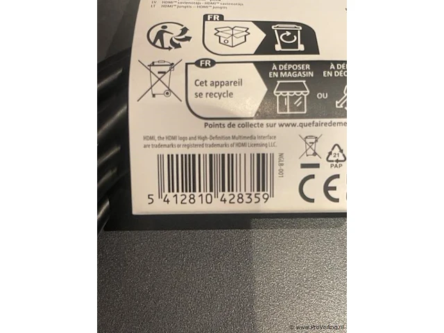 Nedis hdmi-kabel high speed 4k ultra hd type cvgl34002bk50 - 5mtr - afbeelding 3 van  3