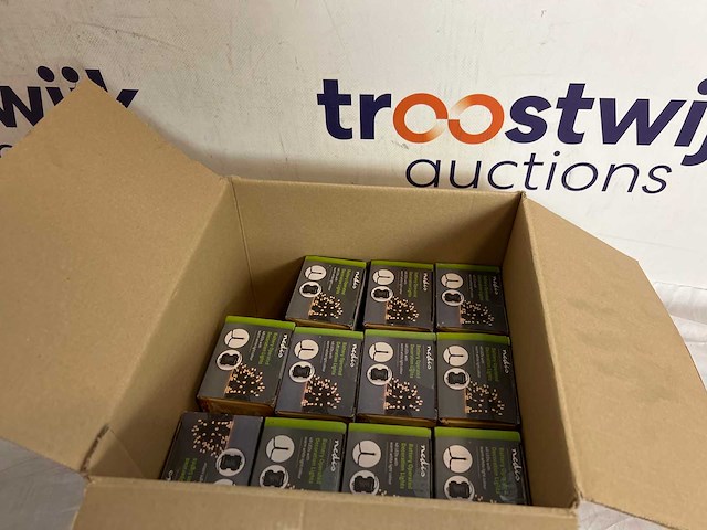 Nedis kerstverlichting - koord - 48 led's - warm wit - 3.60 m - licht effecten: 7 - binnen & buiten - batterij gevoed - afbeelding 2 van  2