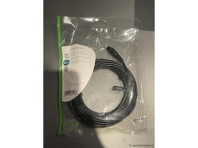 Nedis optical audiokabel type cagp25000bk50 - 2 stuks - afbeelding 1 van  3
