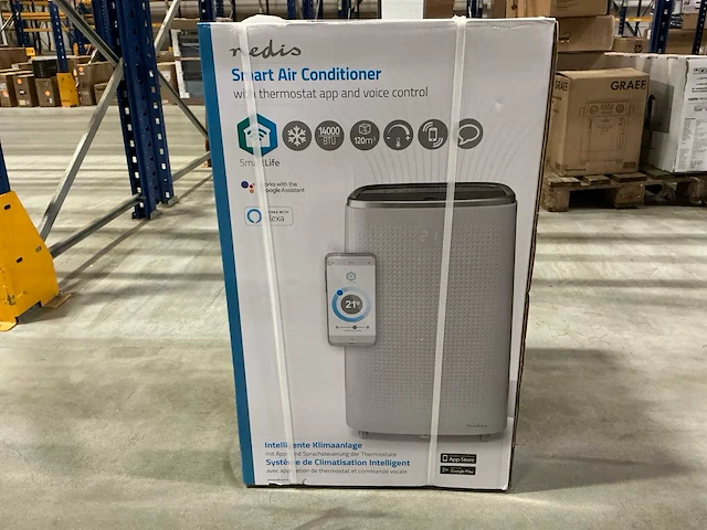 Nedis smart air conditioner 14000btu - afbeelding 1 van  3