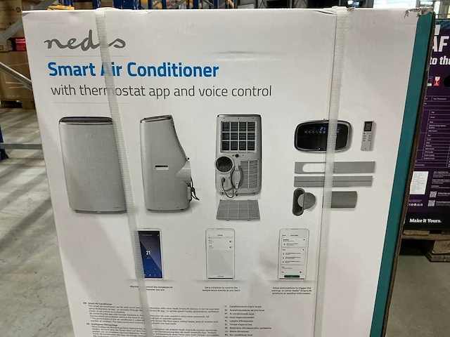 Nedis smart air conditioner 14000btu - afbeelding 2 van  3