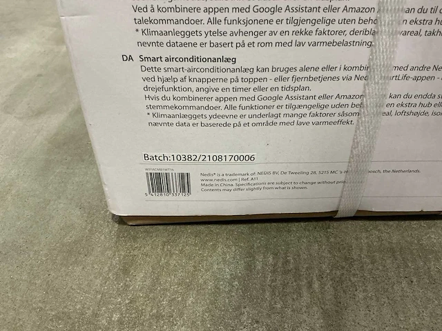 Nedis smart air conditioner 14000btu - afbeelding 3 van  3