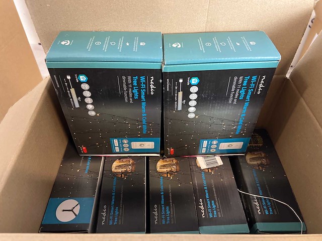 Nedis smartlife-kerstverlichting - boom - wi-fi - warm tot koel wit - 200 led's - 20.0 m - 10 x 2 m - android / ios - afbeelding 2 van  2