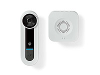 Nedis smartlife videodeurbel netvoeding 1536x1536 cloud opslag (optioneel) / microsd (niet inbegrepen) / onvif ip65 met bewegingssensor wit - afbeelding 1 van  2