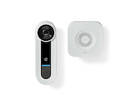 Nedis smartlife videodeurbel netvoeding 1536x1536 cloud opslag (optioneel) / microsd (niet inbegrepen) / onvif ip65 met bewegingssensor wit - afbeelding 1 van  3