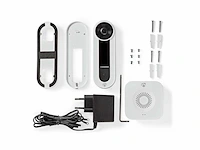 Nedis smartlife videodeurbel wi-fi netvoeding cloud opslag (optioneel) / microsd (niet inbegrepen)ip65 wit - afbeelding 2 van  2