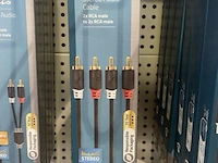 Nedis stereo audiokabel type cabw24200at05 - 0,5mtr - afbeelding 1 van  2