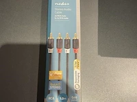 Nedis stereo audiokabel type cabw24200at10 - 1mtr - afbeelding 1 van  3