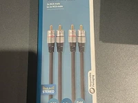 Nedis stereo audiokabel type cagc24200at25 - 1mtr - afbeelding 1 van  3