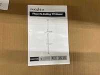 Nedis tvsm5750bk televisie plafond/vloer beugel - afbeelding 2 van  4